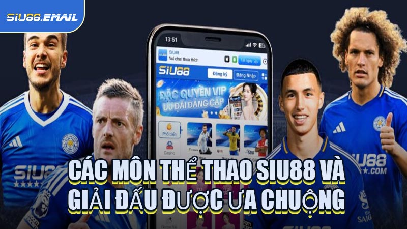 Các Môn Thể Thao SIU88 Và Giải Đấu Được Ưa Chuộng