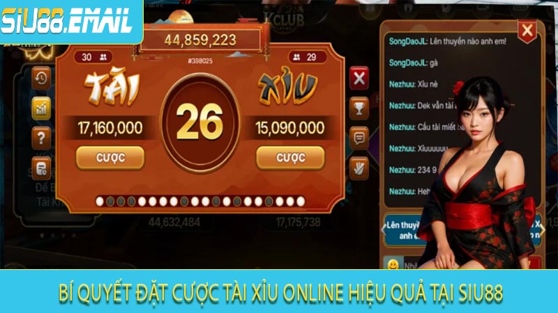 Bí Quyết Đặt Cược Tài Xỉu Online Hiệu Quả Tại Siu88
