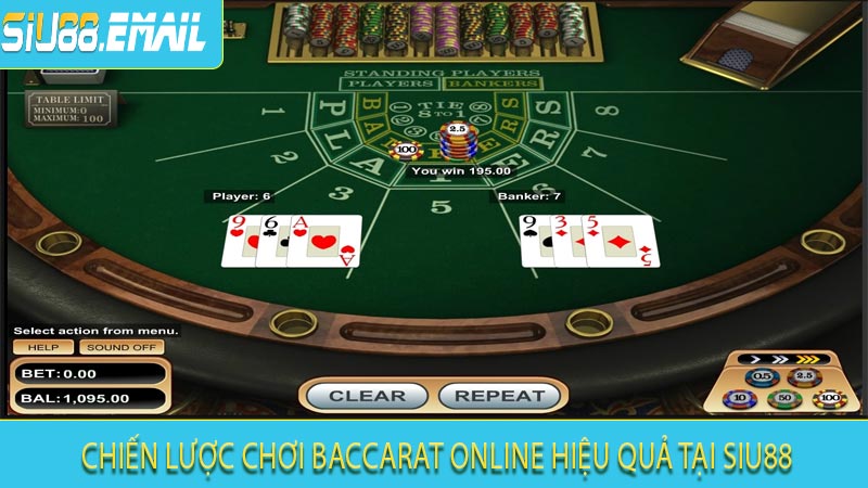 Chiến Lược Chơi Baccarat Online Hiệu Quả Tại Siu88
